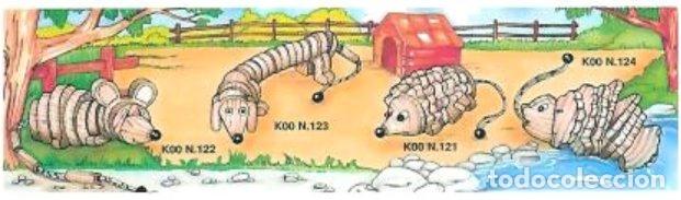 Figuras de Borracha e PVC: kinder sorpresa K00 N&deg;121 + bpz - Topolino legno - Kinder