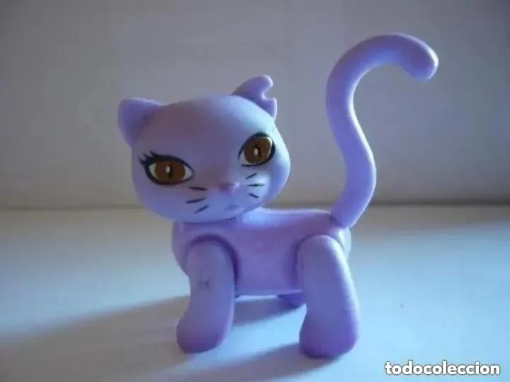 Rubber and PVC Figures: Figura de gato - 4 cm
