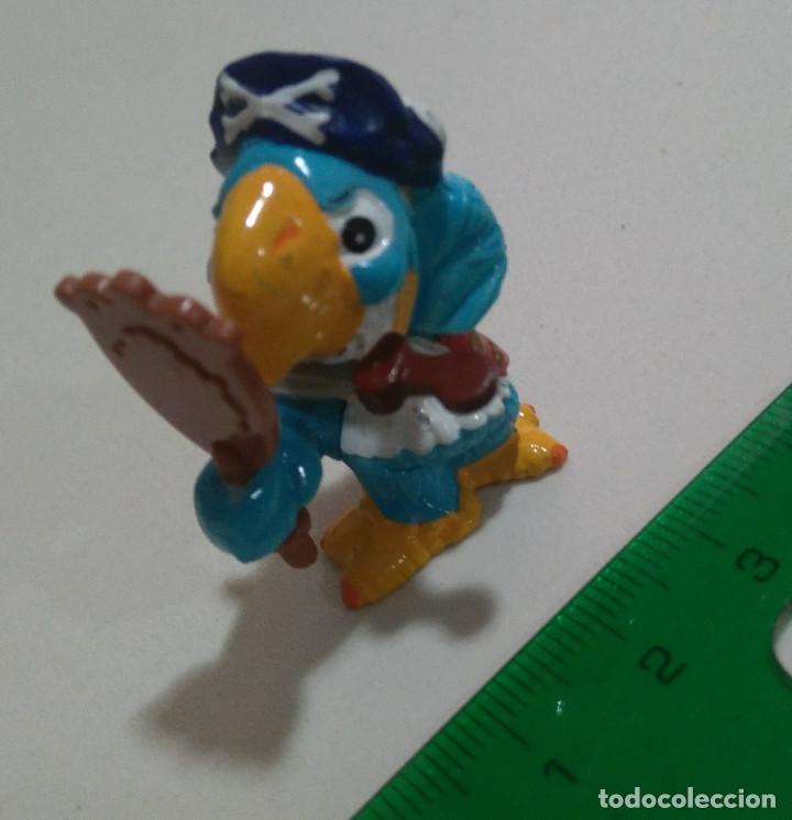 Figuras de Borracha e PVC: KINDER LORO PIRATA PAPAGAYo miniatura mini espejo papagali