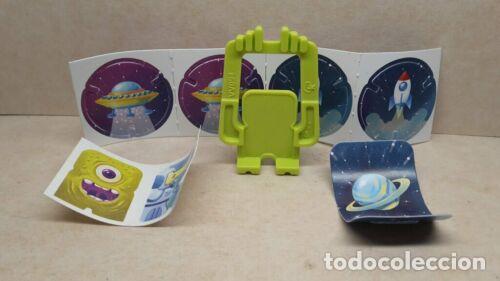 Figuras de Borracha e PVC: Kinder sorpresa VV094 - FLICKERZ SPAZIO - VERDE + BPZ - Kinder