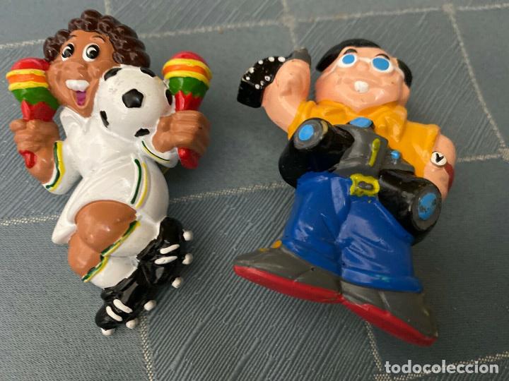 Figuras de Borracha e PVC: Kinder - ventose anni 90 lotto di 2 personaggi - Kinder