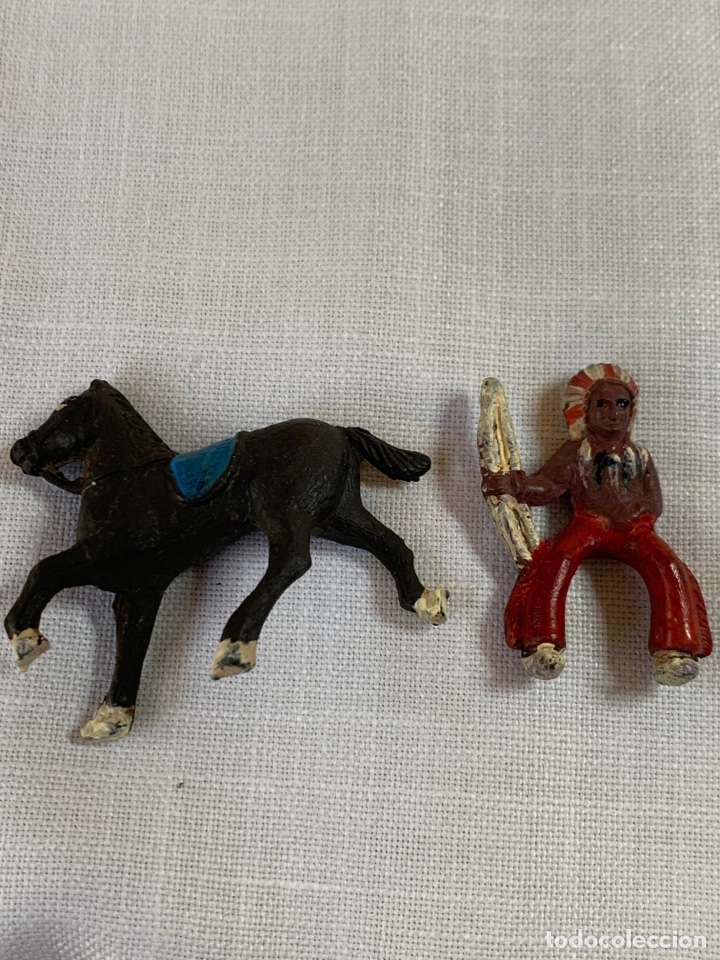 Figuras de goma y PVC: LOTE 3 INDIOS MINI LAFREDO - Foto 4