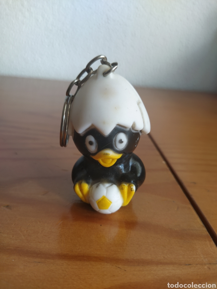 Figuras de goma y PVC: Llavero Figura goma blanda de Calimero.