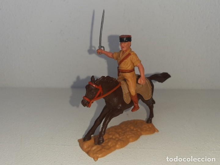 Figuras de goma y PVC: TIMPO TOYS : ANTIGUA FIGURA DE PLASTICO SOLDADO GENERAL A CABALLO LEGION EXTRANJERA A&Ntilde;OS 70