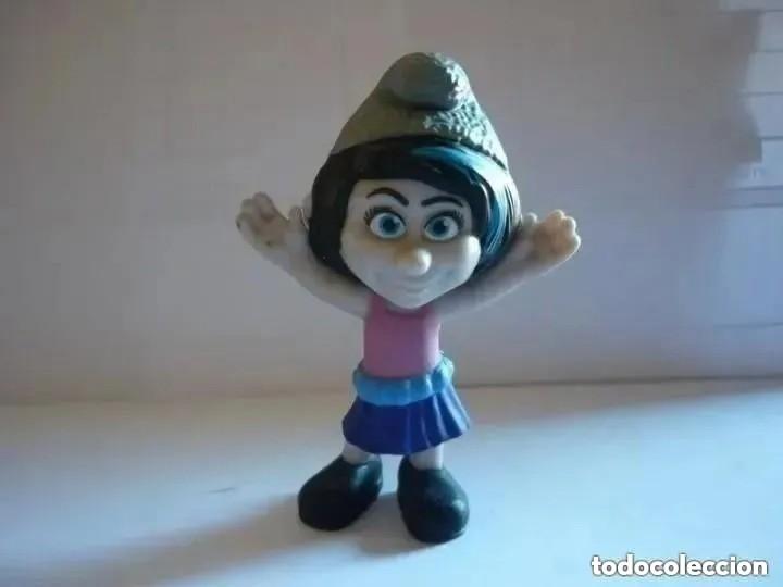 Figuras de goma y PVC: Figura pitufa - McDonalds - Peyo 2013 - Foto 1