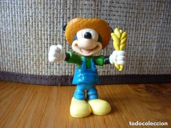 Figuras de goma y PVC: Figura Mickey granjero - Disney