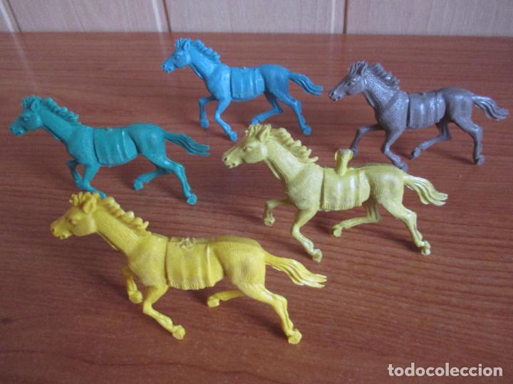 Lote 5 Figuras Caballos Oeste, ( Pech, Jecsan, Reamsa, Comansi, Lafredo, Etc)
