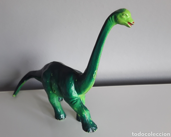 Figuras de Goma y PVC: Diplodocus, animales prehistóricos / dinosaurios, Starlux (France) estilo Jecsan o Lafredo. - Foto 2 - 297107138