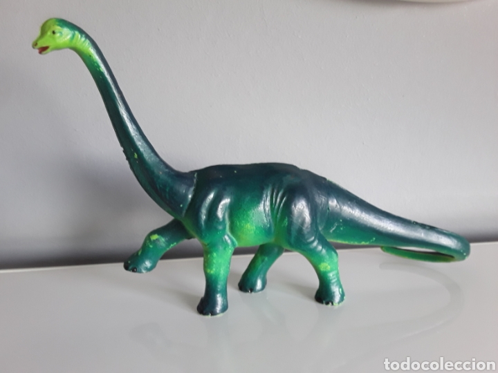 Figuras de Goma y PVC: Diplodocus, animales prehistóricos / dinosaurios, Starlux (France) estilo Jecsan o Lafredo. - Foto 3 - 297107138