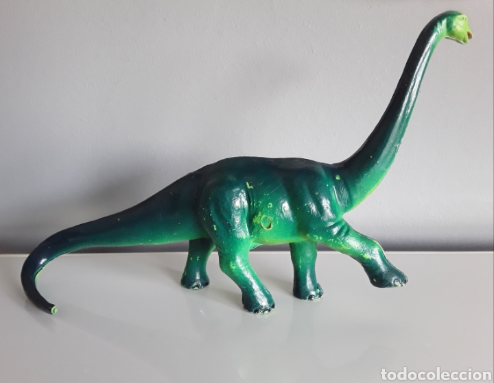 Figuras de Goma y PVC: Diplodocus, animales prehistóricos / dinosaurios, Starlux (France) estilo Jecsan o Lafredo. - Foto 4 - 297107138