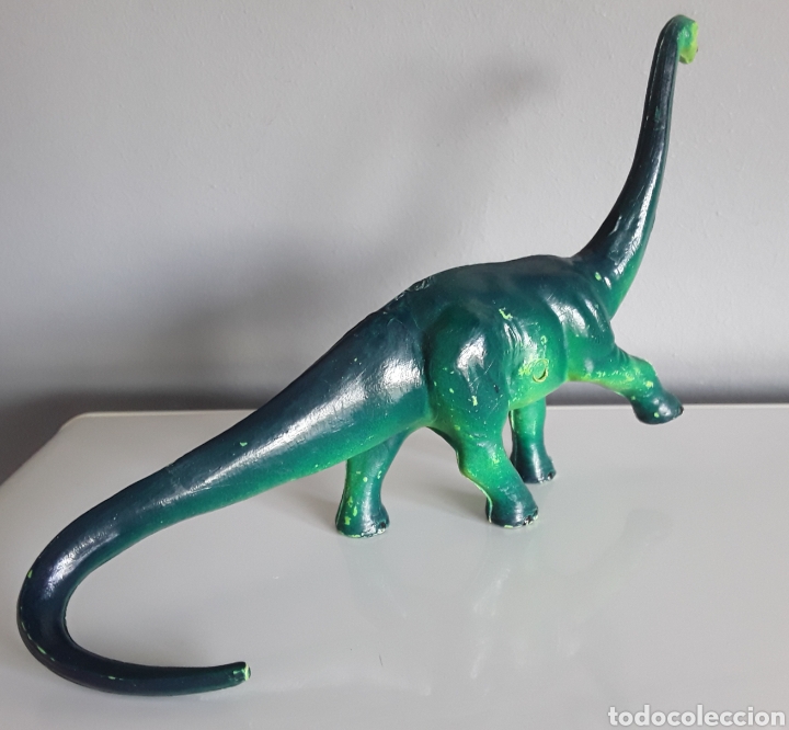 Figuras de Goma y PVC: Diplodocus, animales prehistóricos / dinosaurios, Starlux (France) estilo Jecsan o Lafredo. - Foto 6 - 297107138