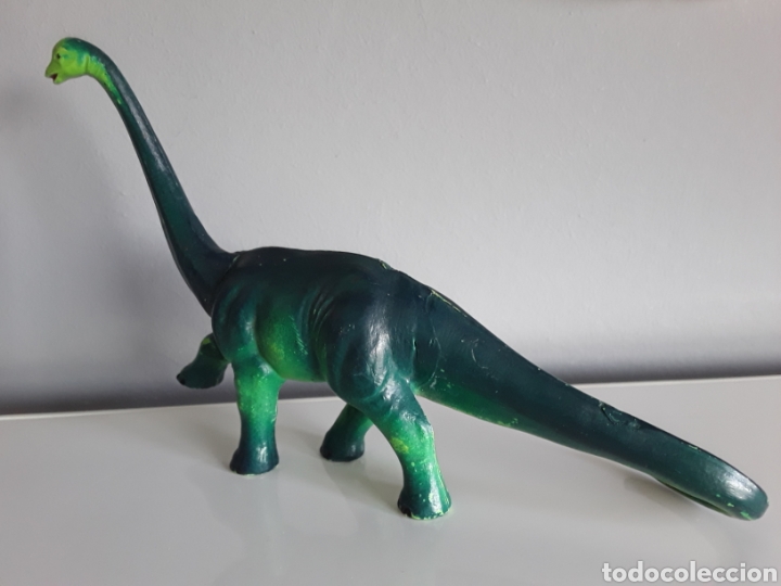 Figuras de Goma y PVC: Diplodocus, animales prehistóricos / dinosaurios, Starlux (France) estilo Jecsan o Lafredo. - Foto 5 - 297107138