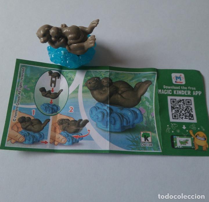 Figuras de Borracha e PVC: kinder castor mama cria mu&ntilde;eco figura natoons naton animal natoon bebe bpz ppel