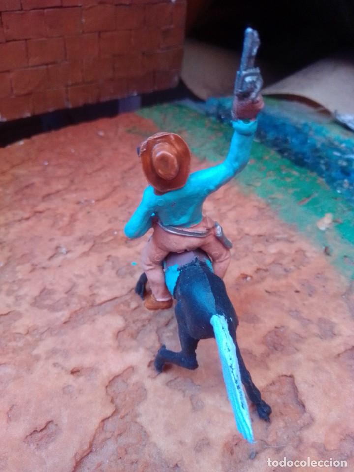 Figuras de goma y PVC: Vaquero y caballo de jecsan - Foto 2