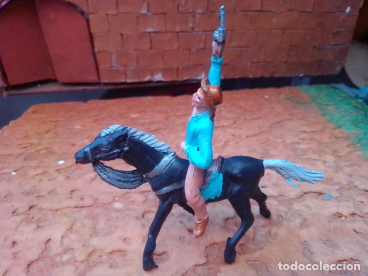 Figuras de goma y PVC: Vaquero y caballo de jecsan - Foto 3