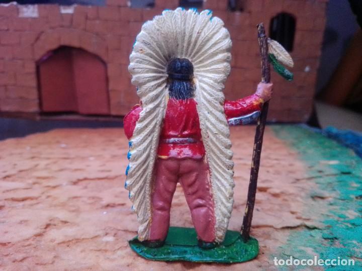 Figuras de goma y PVC: Gran jefe indio de comansi - Foto 2