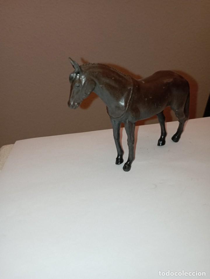 Gummi- und PVC-Figuren: CABALLO FIGURA DE PVC ANIMAL DE GRANJA