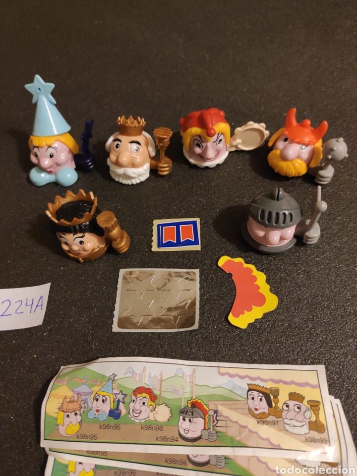 Figurines en Caoutchouc et PVC: Kinder Ferrero 224A serie k98 konis block y s&eacute;quito precio figuras sueltas 1 fig + 1 bpz