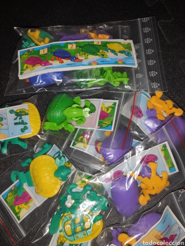 Figurines en Caoutchouc et PVC: kINDER FERRERO 163A serie K98 1997 animales en busca de comida figuras sueltas 1 fig. + 1 bpz