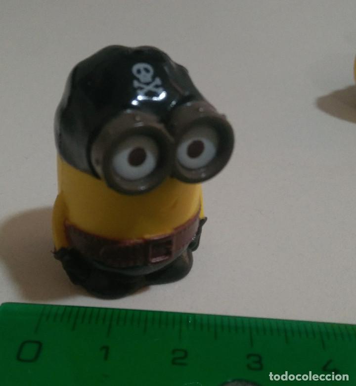 Gummi- und PVC-Figuren: figura mu&ntilde;eco miniatura goma minions dedo minion figurita mu&ntilde;equito pirata