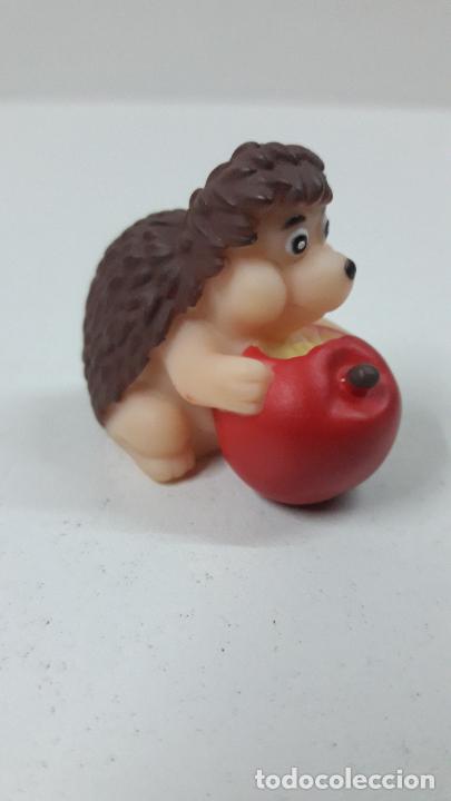 Figure di Gomma e PVC: ERIZO . COLECCION LOS ANIMALES DE LA GRANJA - REALIZADA POR PLANETA DE AGOSTINI . FIGURA EN PVC