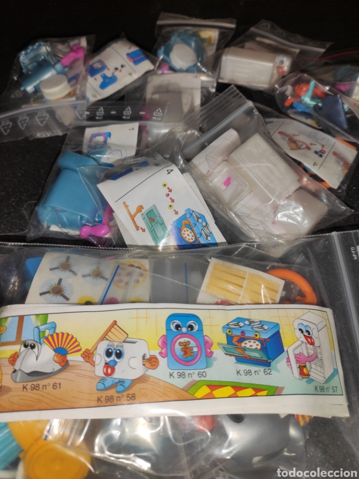 Figuras de Borracha e PVC: Kinder Ferrero 166A serie k98 electrodom&eacute;sticos del hogar figuras sueltas. 1 fig + 1 bpz