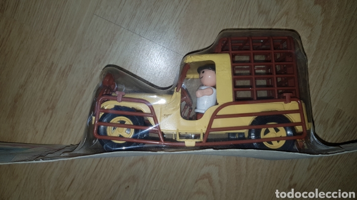 Figuras de goma y PVC: Gran juguete antiguo en blister precintado Jeep Action coche safari Shambers Espa&ntilde;a a&ntilde;os 70