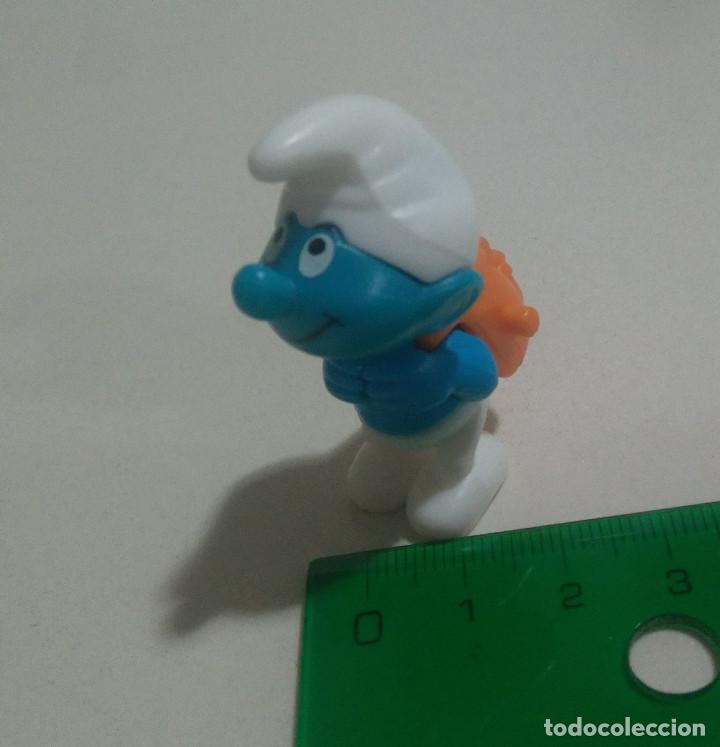 Figuras de Borracha e PVC: pitufo monta&ntilde;ero alpinista montable kinder mu&ntilde;eco mu&ntilde;equito figurita figura antigua smurf