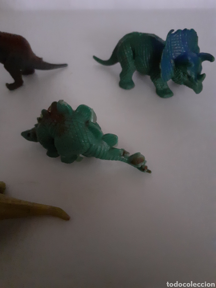 Figuras de goma y PVC: LOTE DINOSAURIOS EN PLASTICO DURO - Foto 2