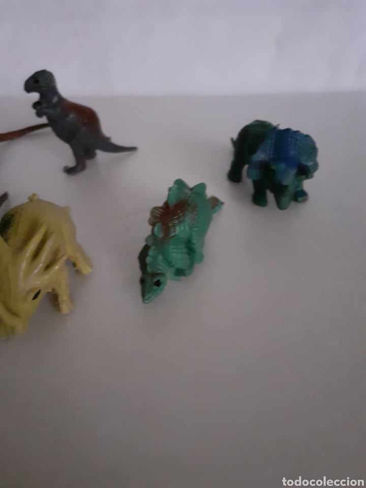 Figuras de goma y PVC: LOTE DINOSAURIOS EN PLASTICO DURO - Foto 3