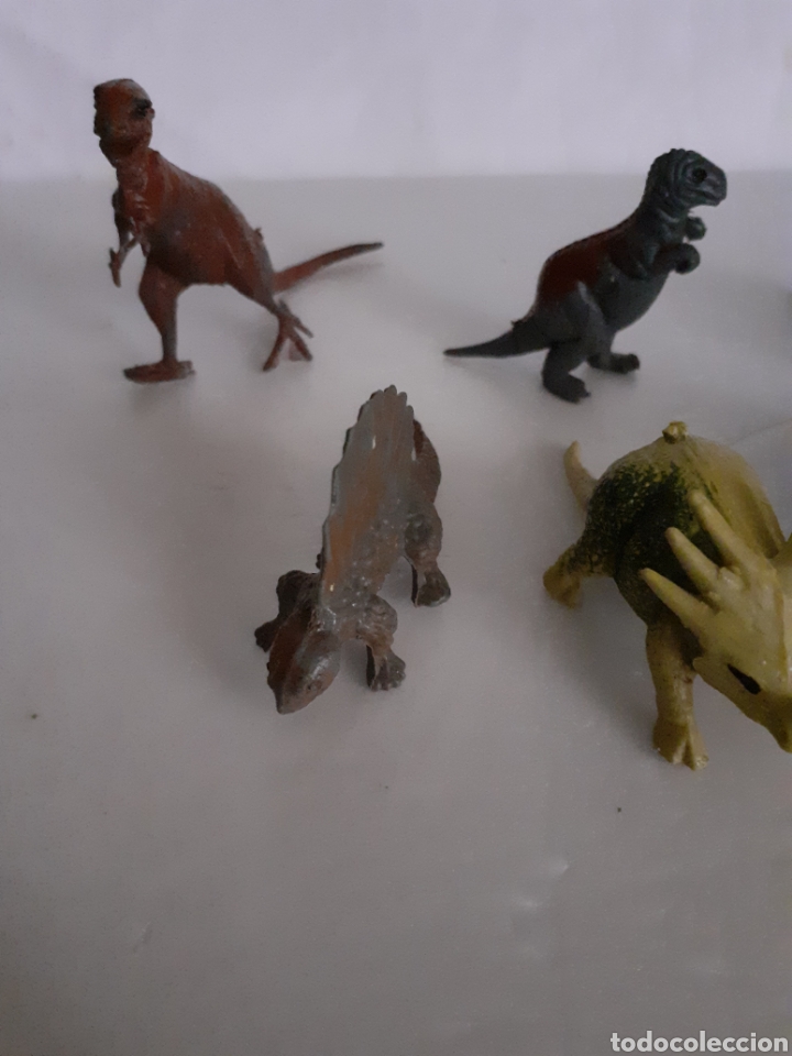 Figuras de goma y PVC: LOTE DINOSAURIOS EN PLASTICO DURO - Foto 5