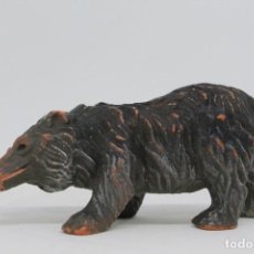 Figuras de Goma y PVC: ANIMALES SALVAJES ZOO HAUSSER ELASTOLIN - OSO BEZUDO. Lote 301988338