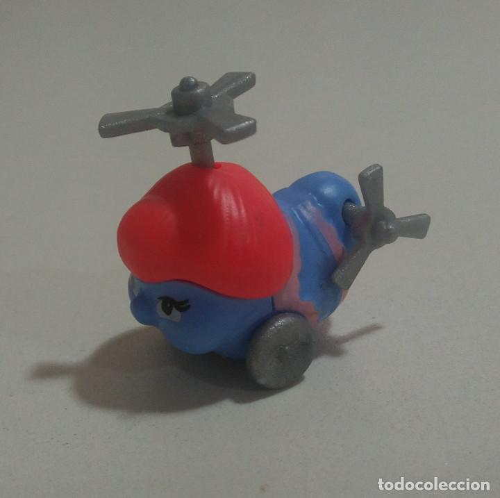 Figuras de Borracha e PVC: figura montable antiguo helicoptero vehiculo miniatura variante