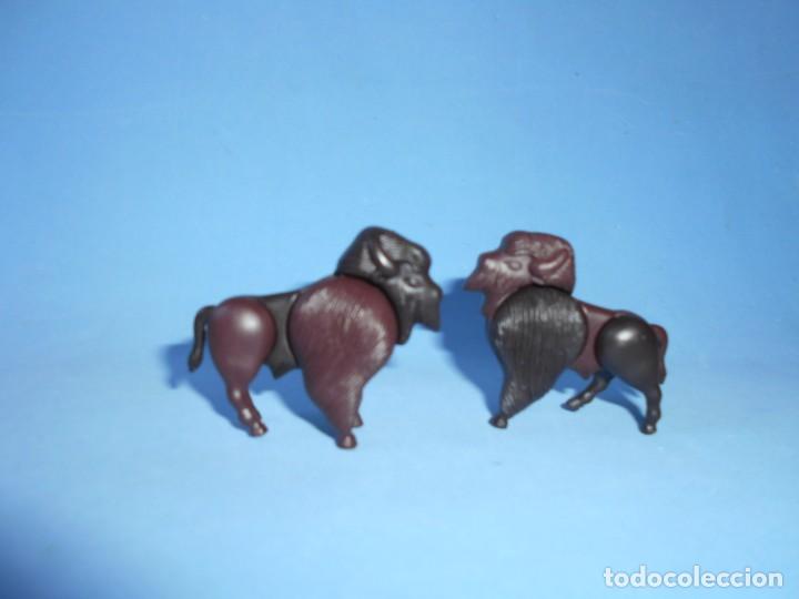 Kinder &Uuml;berraschung: KINDER ( FERRERO ) : COLECCION COMPLETA : ANIMALES BISONTES ( A&Ntilde;O 1998 )