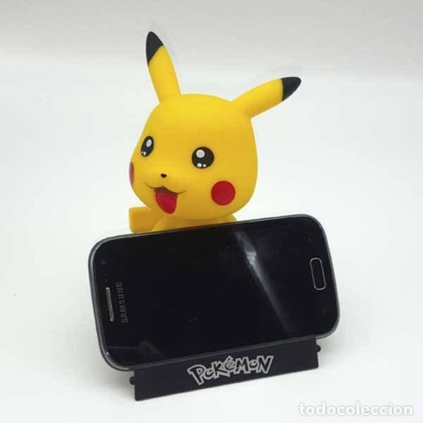 Figuras de goma y PVC: PIKACHU PORTA CELULAR ANIMADO - Foto 2