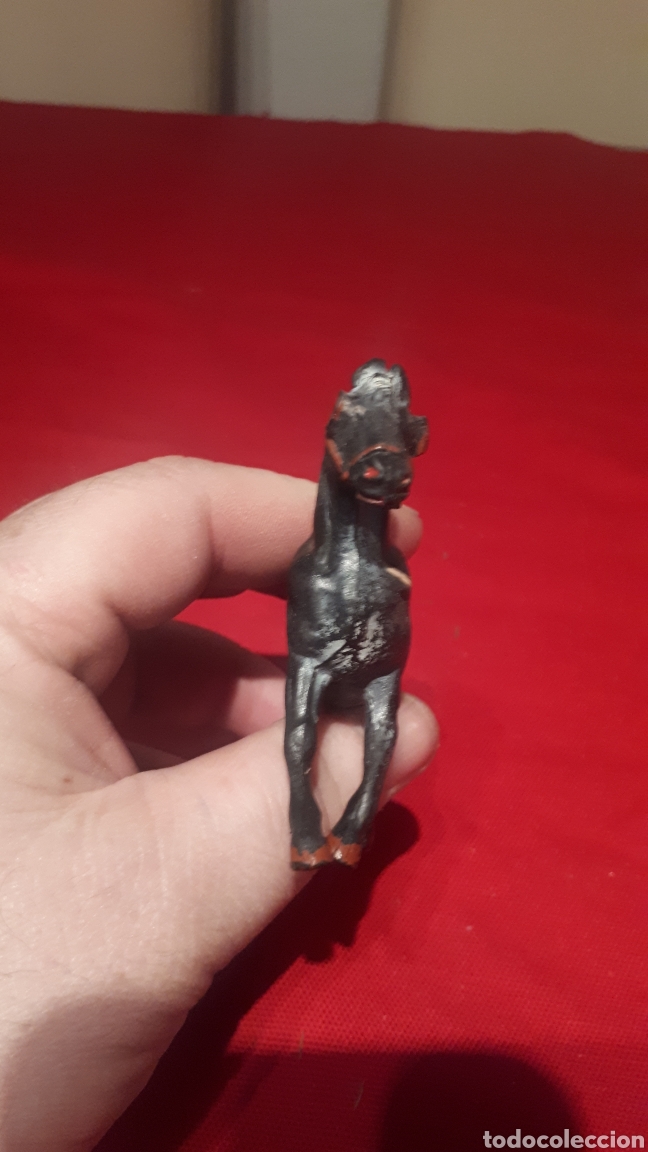 Figuras de goma y PVC: Antiguo Caballo en pvc JECSAN o similar - Foto 2