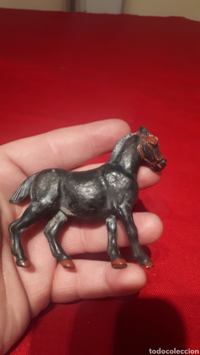 Figuras de goma y PVC: Antiguo Caballo en pvc JECSAN o similar - Foto 3