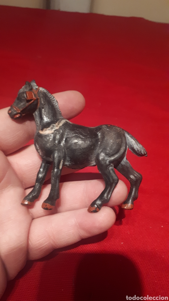 Figuras de goma y PVC: Antiguo Caballo en pvc JECSAN o similar - Foto 1