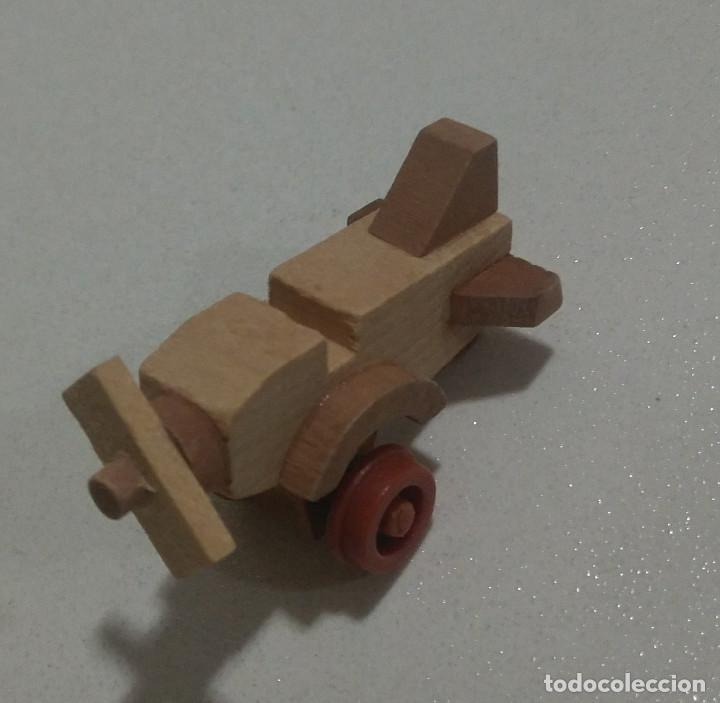 Kinder &Uuml;berraschung: avion madera kinder para diorama de navidad miniatura casita mu&ntilde;ecas casa mini