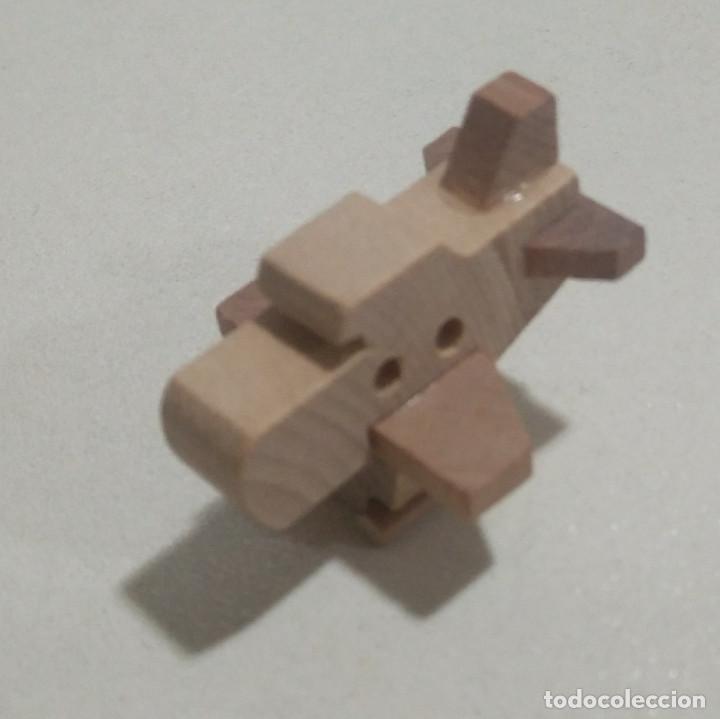 Kinder &Uuml;berraschung: HIDRO avion madera kinder para diorama de navidad miniatura casita mu&ntilde;ecas casa mini