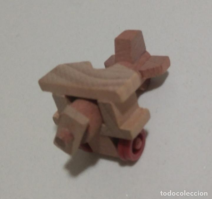 Kinder &Uuml;berraschung: avion madera kinder para diorama de navidad miniatura casita mu&ntilde;ecas casa mini