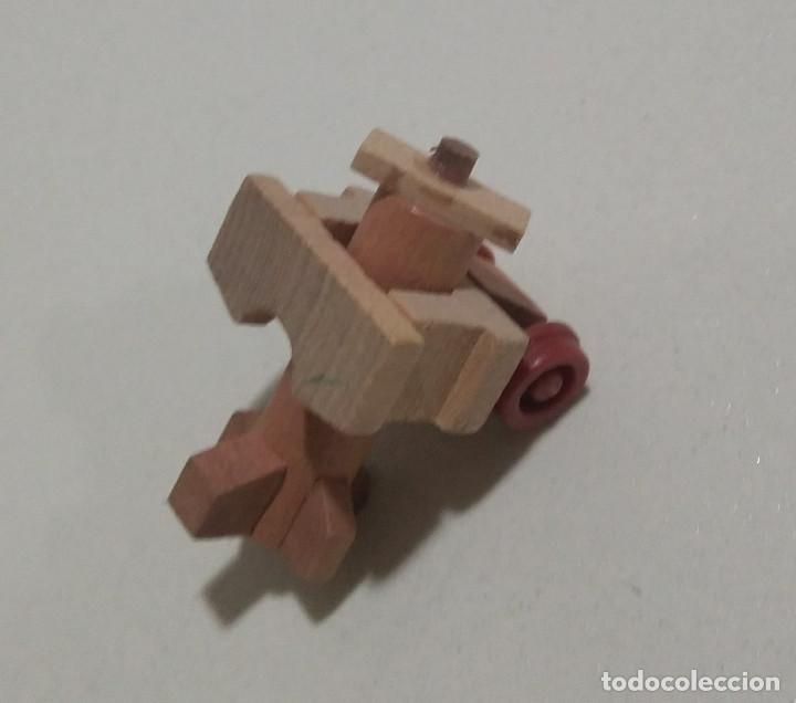 Kinder &Uuml;berraschung: avion madera kinder para diorama de navidad miniatura casita mu&ntilde;ecas casa mini