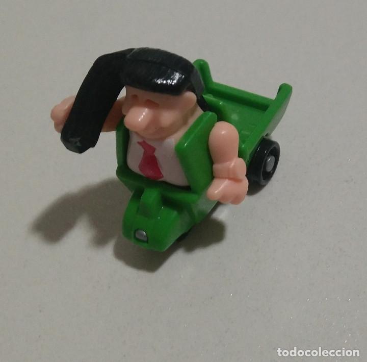Kinder &Uuml;berraschung: empresario motocicleta entrepeneur con telefono mu&ntilde;eco figura miniatura montable