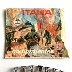 Figuras de Goma y PVC: MONTAPLEX SOBRE Nº 107 ITALIA VACÍO + 1 COLADA DE ITALIANOS