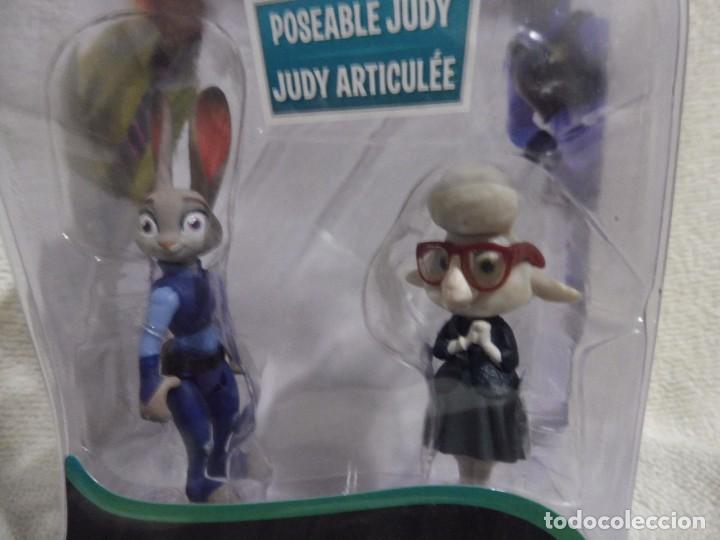 Figuras de Goma y PVC: Zootopia Zootropolis blister Judy Hopps & May Bellwether, Disney Tomy distribuido Bizak