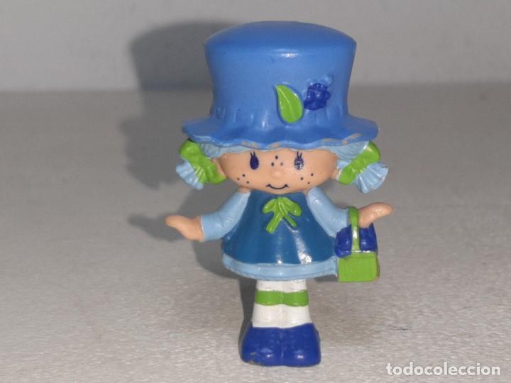 Figuras de goma y PVC: ANTIGUA FIGURA DE GOMA DE TARTA DE FRESA BLUEBERRY MUFFIN A.G.C A&Ntilde;O 1981 STRAWBERRY SHORTCAKE