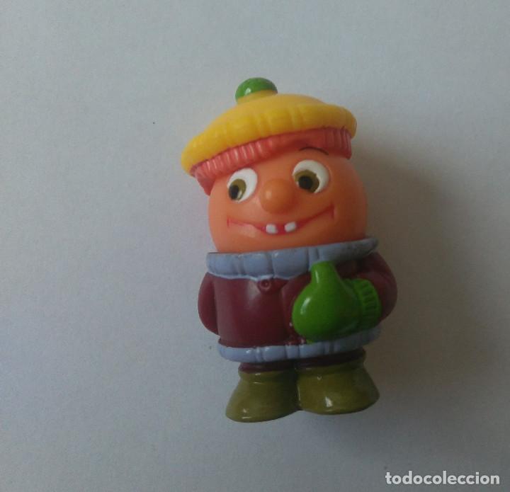 Figure di Gomma e PVC: kinder cabezon mu&ntilde;eco gorrito coleccion cabezones