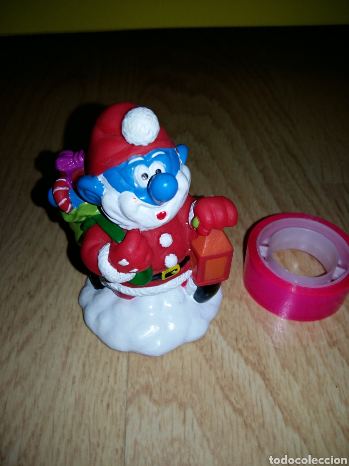 Figuras de Goma y PVC: Impresionante figura pvc endurecido hueco pap&aacute; pitufo exclusivo smurfs BIP Holland Peyo
