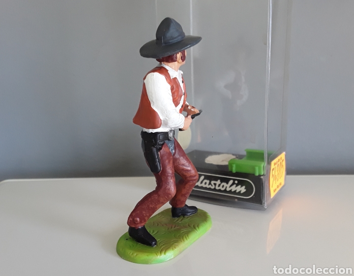 Figuras de goma y PVC: Sheriff, serie vaqueros Elastolin by Preiser en 7 cms., en el estilo de Reamsa / Jecsan - Foto 5