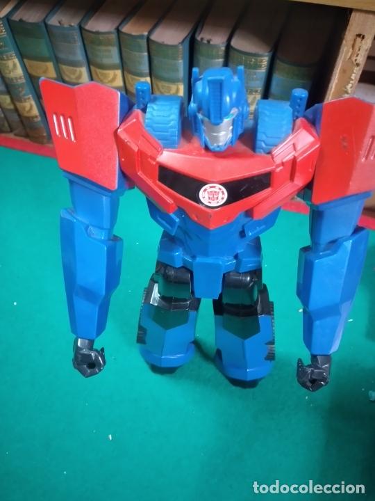 Figuras de goma y PVC: FIGURA / MU&Ntilde;ECO TRANSFORMERS. HASBRO 2014. 30 X 13 CMS - Foto 1
